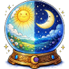 Day Night Crystal Ball