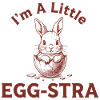 Egg-STRA Bunny Tee