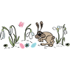 Easter Bunny in Spring