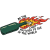 Flaming Bottle Be The Light