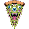 Drippy Eye Pizza Monster
