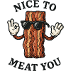 Sunglasses Bacon: Nice to Meat You