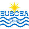 Euboea Greece Sun Waves Logo