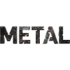 Rusty Metal Letter Design
