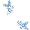 Butterfly font with wings