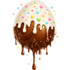 Chocolate Egg with Frosting