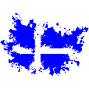 Finland Flag Splash
