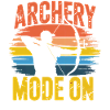 Archery Mode On Retro Sunset
