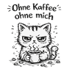 Cat Coffee Grimace