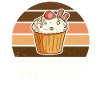 Sweet Cupcake Retro Sunset Glow