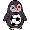 Pinguine Kinder Fußball
