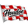 waving Brabant flag with Houdoe