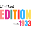 Limited edition Made in 1933