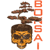 Bonsai Skull Japanese Zen Tree Design