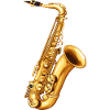 Motif du saxophone doré