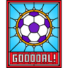 Stained Glass Soccer Ball