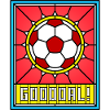 Stained Glass Soccer Goal