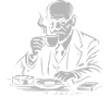 Freud Coffee Break Illustration