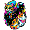 Neon Cats DJ Quartet