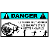 Turbo peut aspirer enfants et animaux