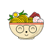 Chemise Kawaii Stay Calm Eat Ramen