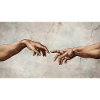 Michelangelos six-fingered "Creation of Adam" Slop