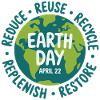 Earth Day Reuse Logo