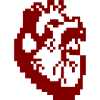 Black Heart Pixel Anatomy
