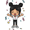 Happy Toca Girl with Heart Shirt