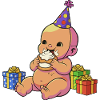 Bébé Cupcake d’anniversaire