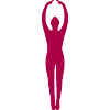 Yoga Silhouettes Pink