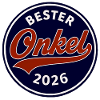 Best Uncle 2026 Badge