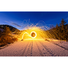 Flaming Steel Wool	