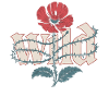 Wildflower Shirt with Poppy Motif