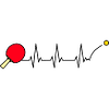 Table tennis heartbeat ECG