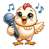 Chick Karaoke with Microphone