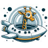 Aventure spatiale de girafe