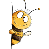 Naughty Bee Peek-a-Boo Bee