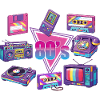 80’s Retro 1980s Music Mixtape Vibes