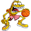 Basketball Monster Comic