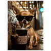 Chihuahua Night Street Style Illustration