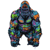 Gorille graffiti