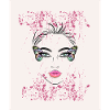 Abstract Modern Woman Portrait