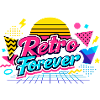 Retro Forever Neon 80er Vibe