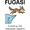 FUGASI: Fox in a tight spot.