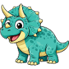 Triceratops Dino Comic