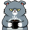 Cat Coffee Mug Comic