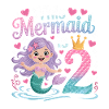 Mermaid 2nd Birthday 2 Years