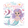 Mermaid 2nd Birthday 2 Years