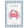 Le Crabe Club fransk krabbeplakat